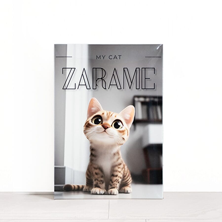 パネル写真立て(ペットアート作品)